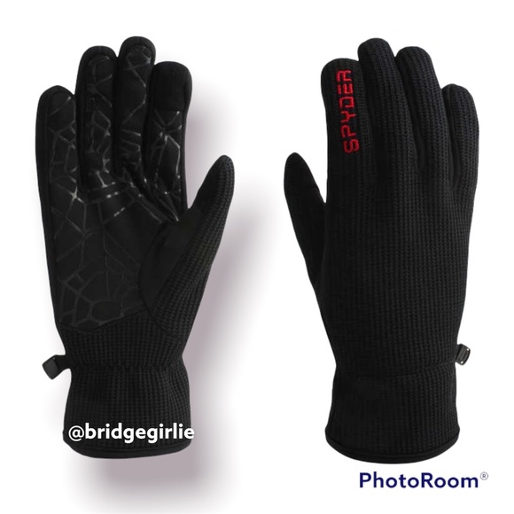 Spyder Other - Spyder Sweater Knit Bonded Fleece Gloves